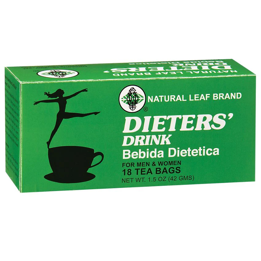 Dieters' Drink Tea for Men & Women - Herbal Supplement for Digestive Support (18 Tea Bags