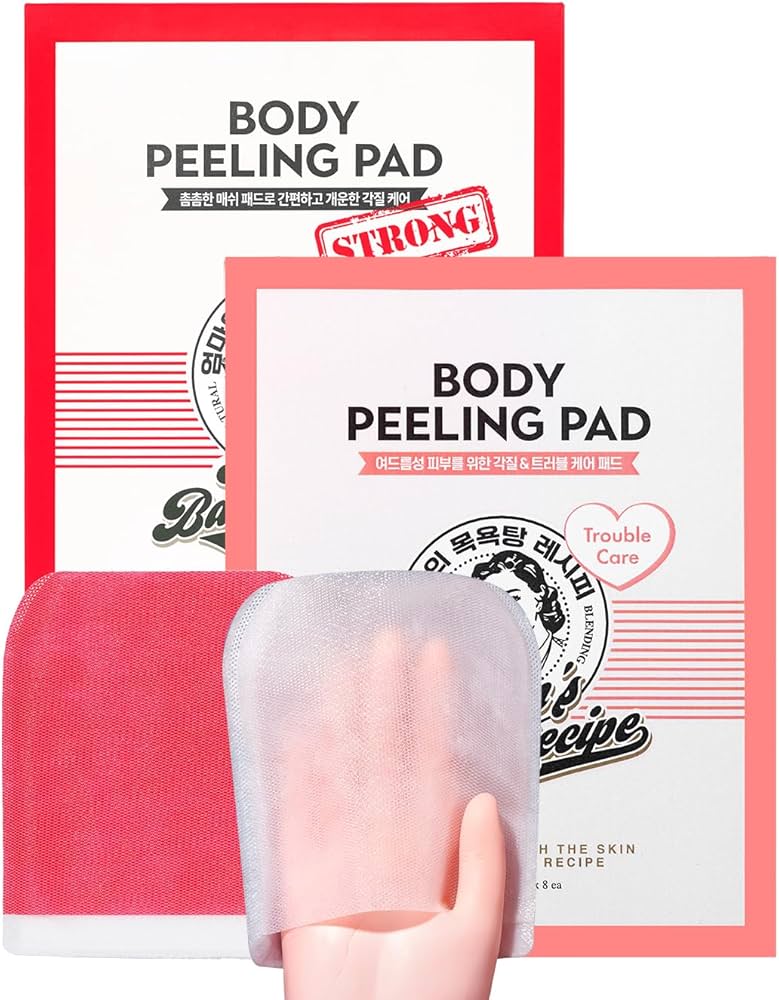 Mom's Bath Recipe Body Peeling Pad Strong