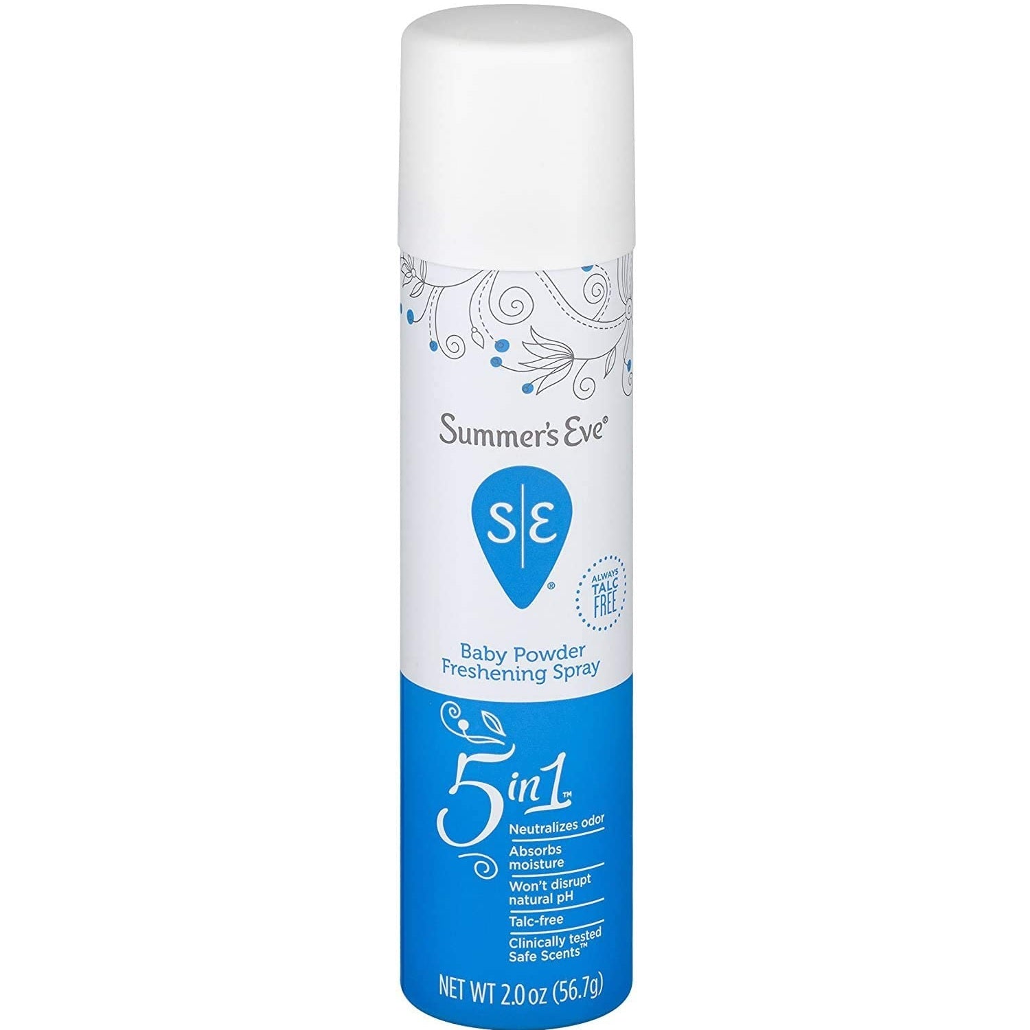 Summer's Eve Spray Baby Powder