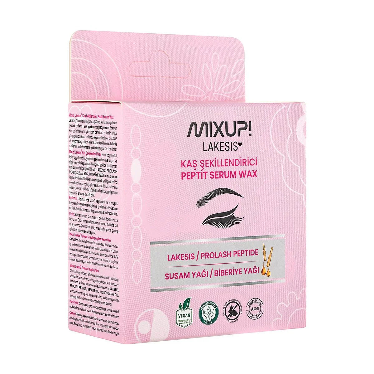 Mixup Lakesis Prolash Peptide Brow Shaping Wax