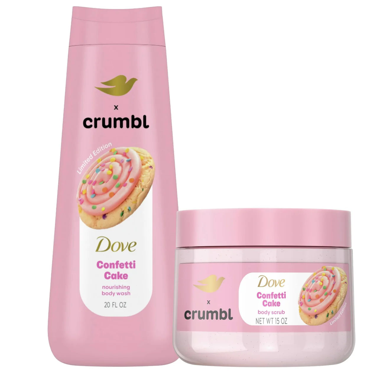 DoveMoisturizing Body Wash & Scrub | Confetti Cake Scent